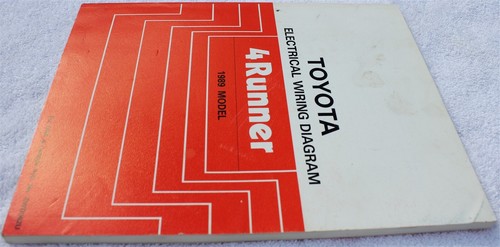 1989 Model Toyota 4 Runner 4Runner Electrical Wiring Diagram Printed in Japan - Picture 6 of 10