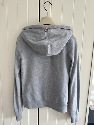 Womens Burberry Zip Up Hoodie - Grey - Excellent Conditon - XS Extra Small - Picture 2 of 6
