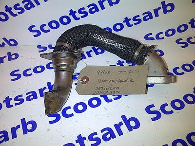 SAAB 9-3 93 Heat Exchange Intake Pipe 2008 - 2010 55210699  