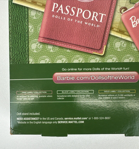 Muñeca Barbie Con Perro Irlanda Muñecas Del Mundo Barbie Coleccionista Nueva En Caja - Imagen 8 de 9