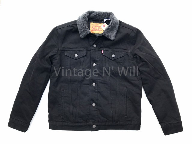 levis sherpa black