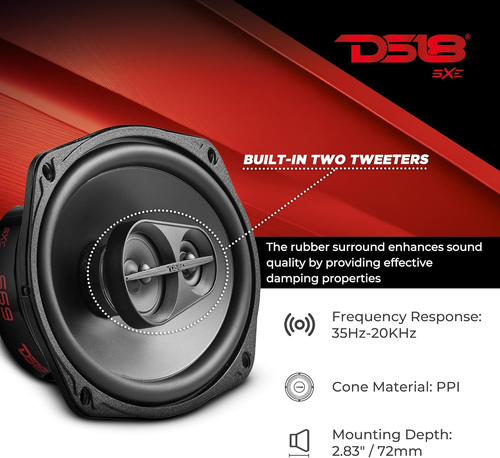 S69 Select 6X9 3-Way Coaxial Speaker 240 Watts 4-Ohm, Grill Included - 3-Way Car - 第 3/9 張圖片