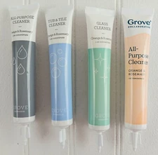 Lot Of 4 Grove Collaborative Cleaners 1oz Concentrate 4pc Set All Different