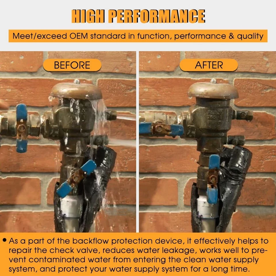 Kit de reparo de conjunto de válvula de retenção PVB 905-051 refluxo para Febco 765 1/2" e 3/4" - Imagem 4 de 4