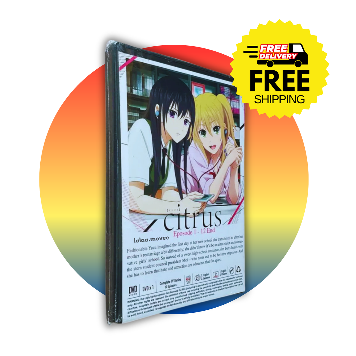 ANIME CITRUS COMPLETE TV SERIES VOL.1-12END DVD ENGLISH DUB