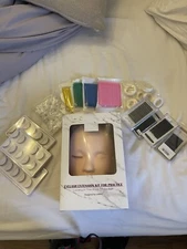 Lash Eyelash Extension Kit: Professional Mannequin Head Training For Beginner...