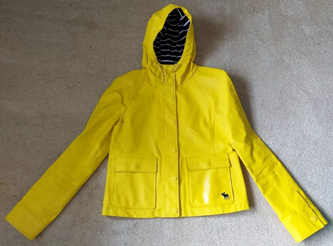 Stylish CAT Rain JACKET Waterproof Cat Coat Yellow Vintage 