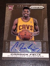 2013-14 Panini Prizm Autographs Cavaliers Basketball Card #40 Carrick Felix 