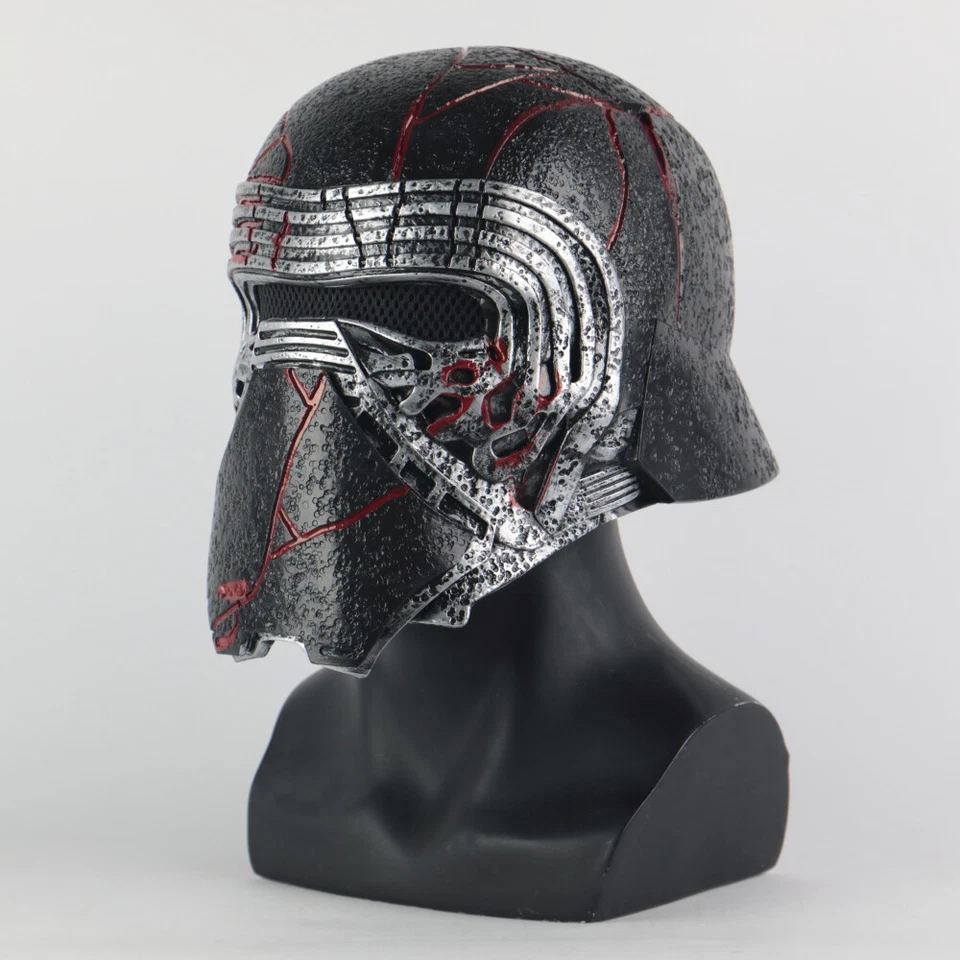 Nuevo Casco Kylo Ren Cosplay Star Wars 9 The Rise of Skywalker Máscara Accesorios PVC Foto 4 de 4