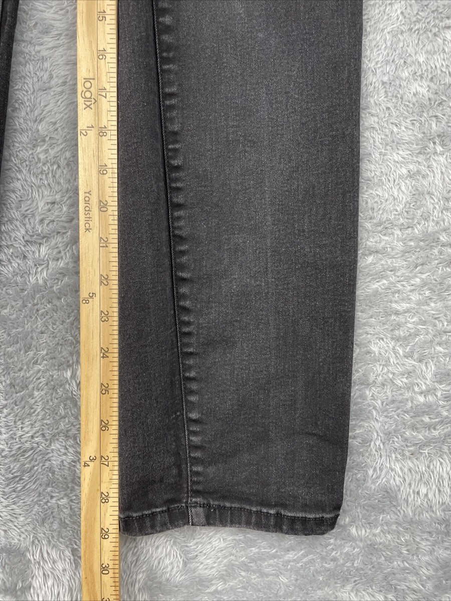 Jean Femme Nine West Taille 12 Noir Slim Droit - Contrôle Du Ventre, Taille Haute, Stretch