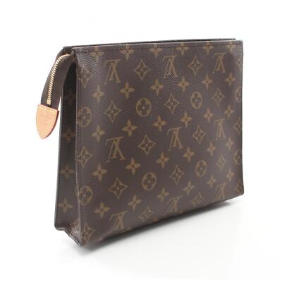 クラッチバッグ Louis Vuitton Toiletry Pouch 26 Monogram Brown M47542 LOUIS VUITTON Pouch Toilette 26 business clutch bag M47542
