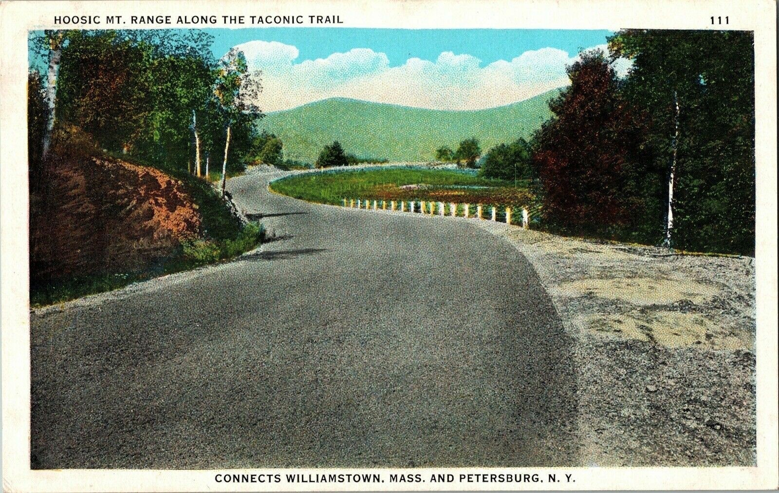 Hoosic Mt Range Taconic Trail Williamstown Mass Petersburg New York NY