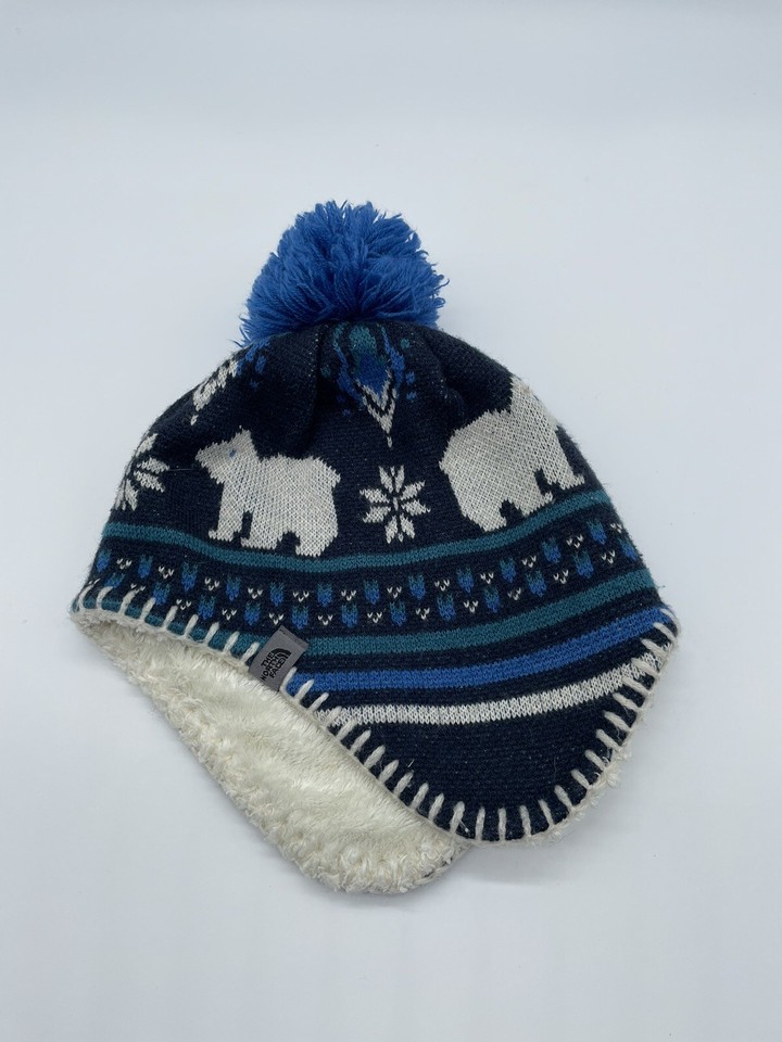 North Face Hat Beanie Littles Faroe Beanie SOFT WARM Infant Polar Bear eBay