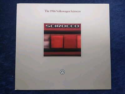 VW Scirocco 2 Prospekt 1986 USA