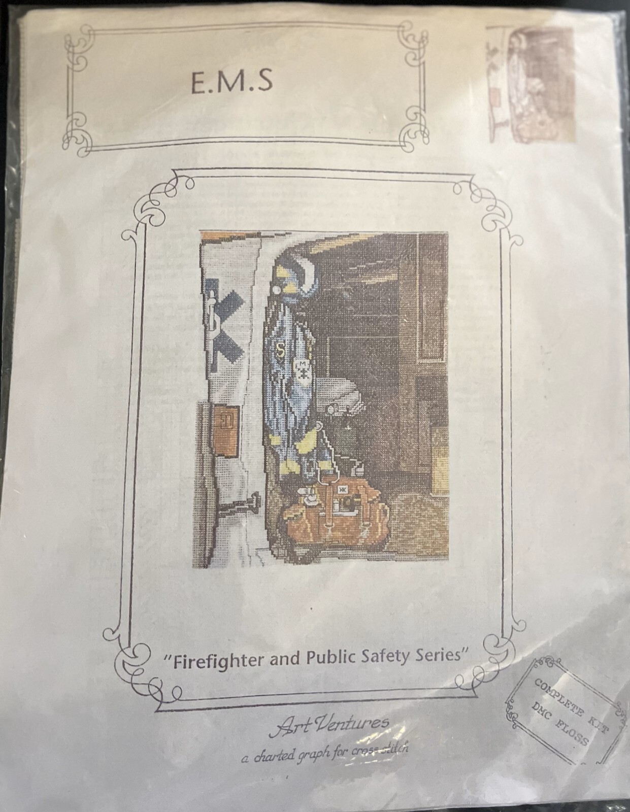 EMS/AMBULANCE, FIRE & PUBLIC SAFETY SERIES ART VENTURES CROSS STITCH