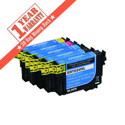 220XL T220XL Ink Cartridge For Epson WorkForce WF-2750 WF-2760 WF-2630 WF-2650 - Picture 9 of 11