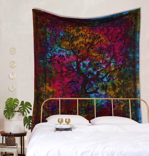 LARGE Wall Hanging Mandala Tapestry Hippie Bohemian Bedspread Home Art Decor - Picture 10 of 89
