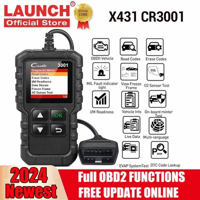 2025 NEW LAUNCH OBDII Scanner Car Check Engine Fault Code Reader Diagnostic Tool