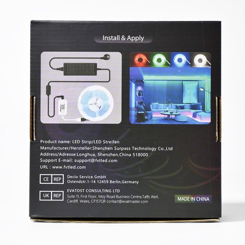 5m-20m 5050 SMD RGB+WW RGBW LED Rayas Barra Banda WiFi APP Controlador - Imagen 15 de 22