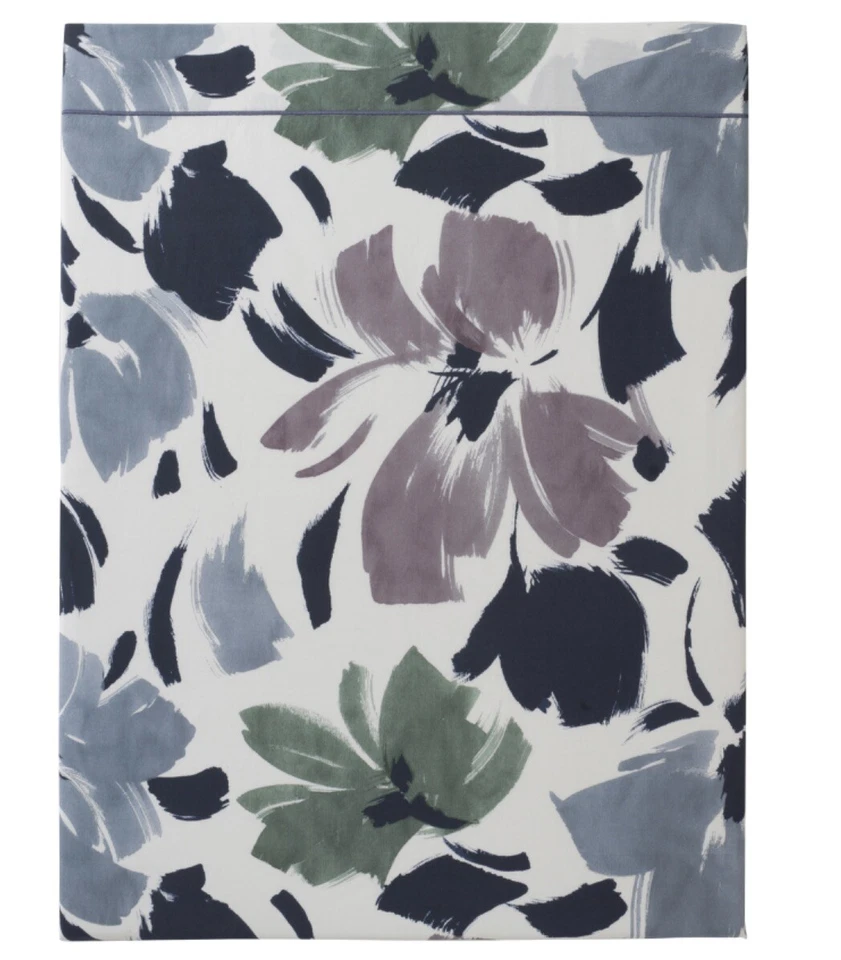 Juego de 2 sábanas planas y ajustables Anne De Solene Face A Face de algodón satén reina nuevo Foto 3 de 4