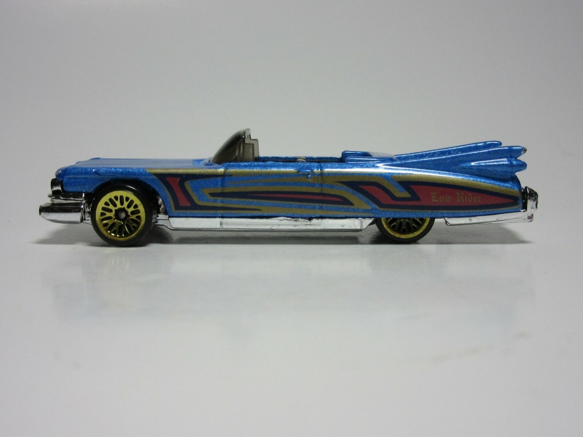 NICE Low Rider Hot wheels 1959 Cadillac El dorado BLUE 1989