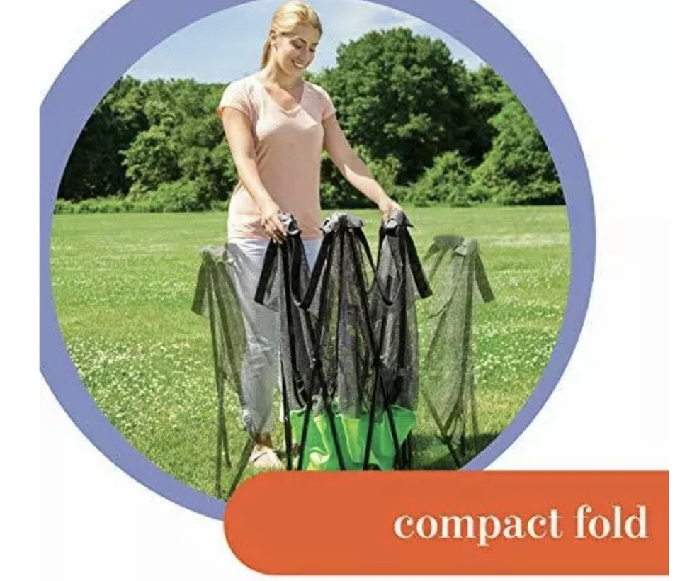 Pluma de juego portátil Summer Pop 'n Playard ligera para interiores/exteriores rápida Foto 2 de 4