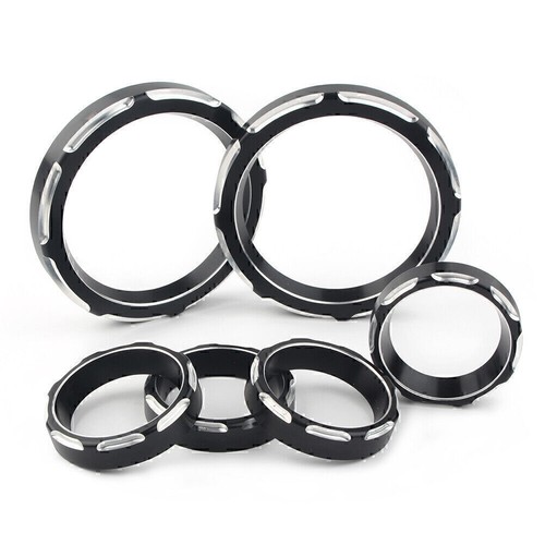 Motor CNC Speedometer Board Burst Gauge Bezel For Harley Touring FLHT FLHX 96-13 - Picture 3 of 10