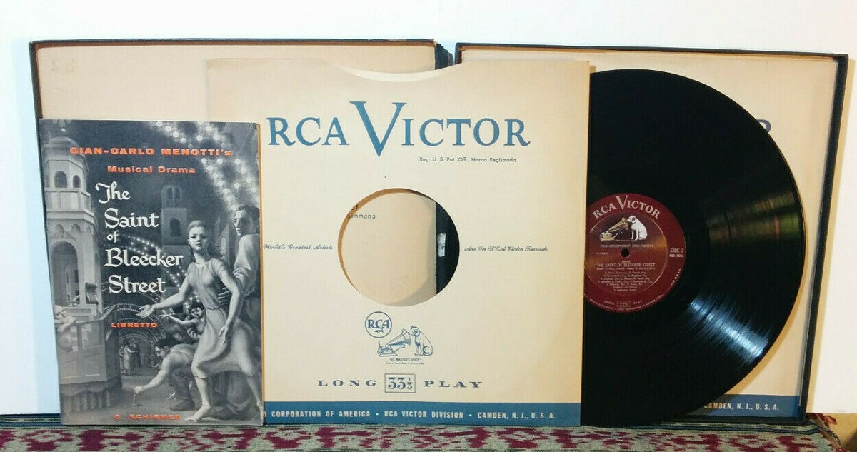 Gian Carlo Menotti's The Saint Of Blecker Street, 2 x LP Box