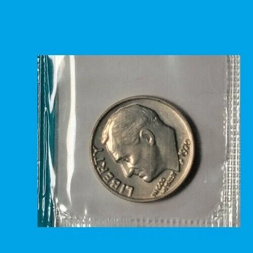 50 coin Roosevelt dime 1970-P Mint Cello roll 10c BU
