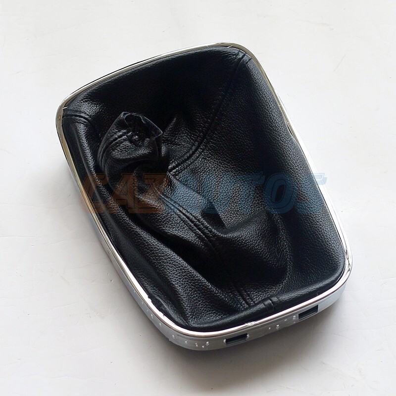GENUINE LEATHER GEAR SHIFT KNOB BOOT COVER FOR RENAULT CLIO MK3 05-14 - Image 29