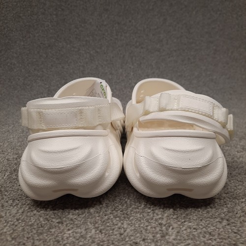 Crocs Echo Clog White Shoe Size Men's 6 Women's 8 Slide Slip On Comfort Casual - Picture 9 of 11