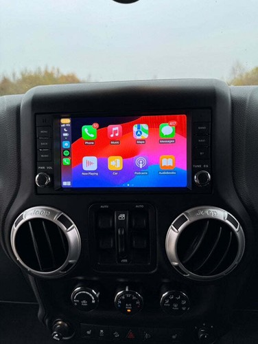 Android 12 7'' Wireless CarPlay & Android Auto Stereo for Jeep Wrangler - Picture 6 of 9
