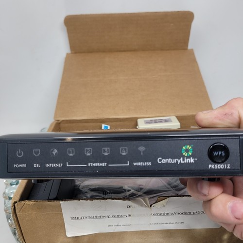 Centurylink PK5001Z HSI Router Open Box DSL Wifi - Picture 3 of 5