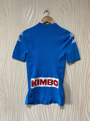 NAPOLI 2016 2017 HOME FOOTBALL SHIRT SOCCER JERSEY KAPPA FIT sz S