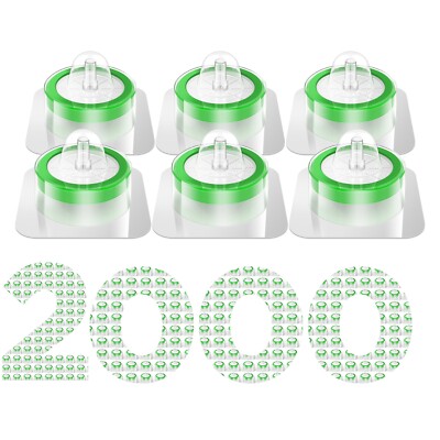 2000 PES Chemical Syringe Filters Sterile 0.22μm/33mm Laboratory Filtration HPLC
