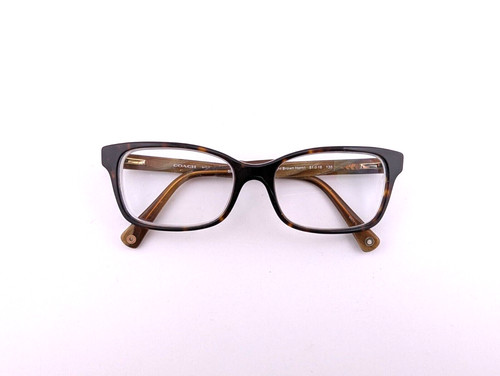 Coach Eyeglasses, Frames Only, HC6047 5204 Libby Dk Tortoise, 51-16-135, Plastic