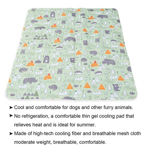 Cool Gel Mat Dog Cat Bed Non-Toxic Cooling Dog Summer Pad 3 Sizes Pet FAST POST - Picture 4 of 18