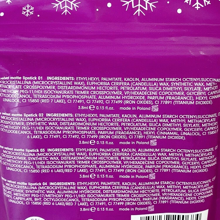 Essence Cosmetics 4pk Velvet Matte Lipstick Pink Nude Neutral Shades - Image 3 of 4