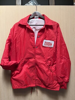 vintage 80s NYLON Jacke jacket anorak oldschool Shiny California Intl Air Show M