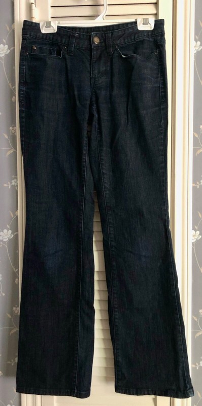 Mossimo Premium Denim Jeans Women’s Regular Boot Cut Size 2 Dark Wash GUC