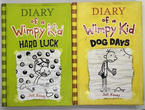 Lot 8 Diary of a Wimpy Kid Books Hard Cover Jeff Kinney - Picture 4 of 5