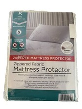 Sultan  s Zippered FABRIC Mattress Cover Waterproof Bug Free KING SIZE New  