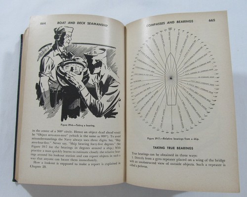 The Bluejackets' Manual 1950 14th Edition U.S. NAVY Hardcover Book - Imagen 9 de 12