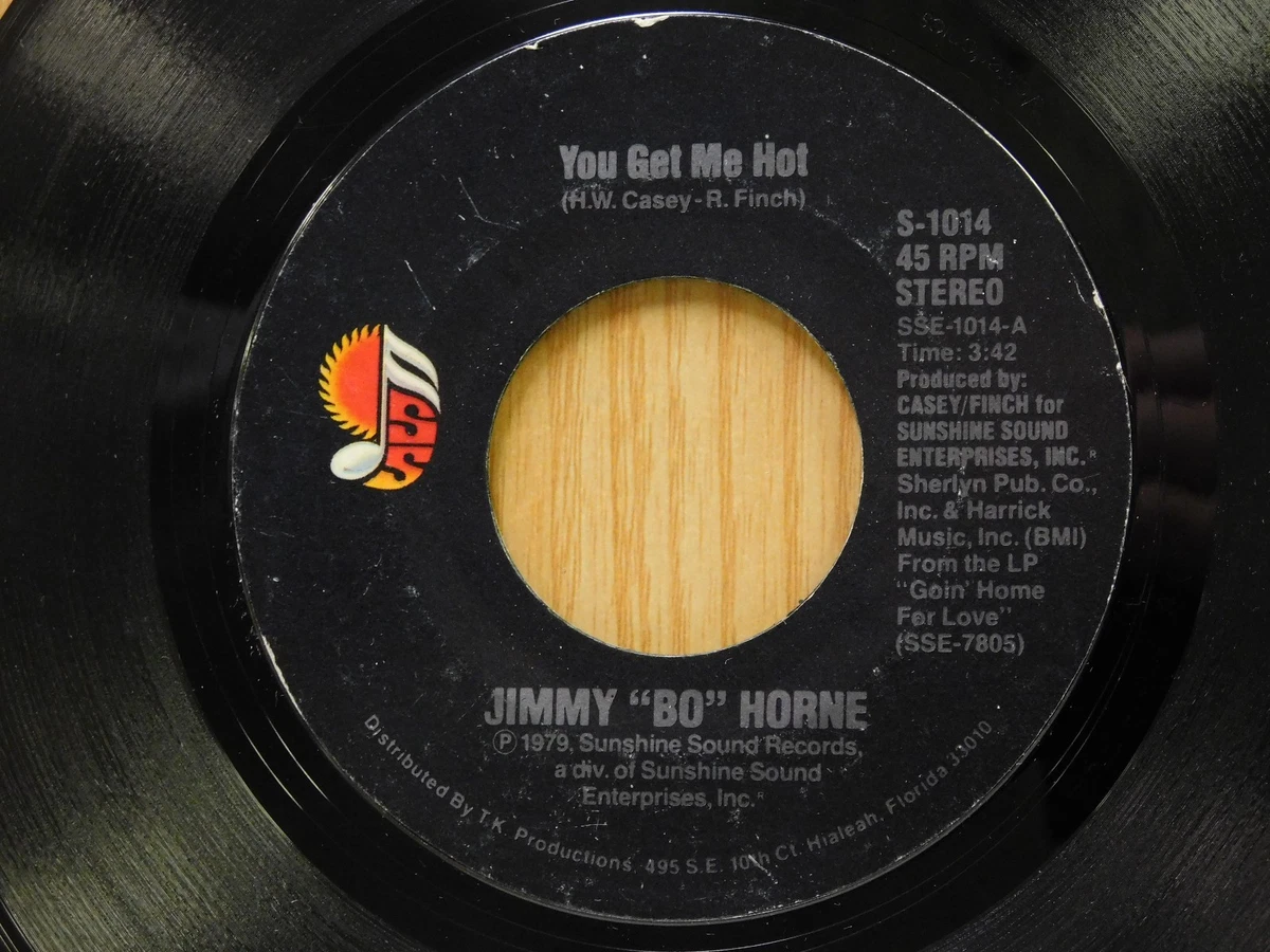 Jimmy Bo Horne 45 You Get Me Hot bw They Long To Be Close - Sunshine Sound  VG++ | eBay