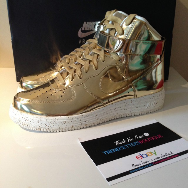 nike air force 1 liquid gold