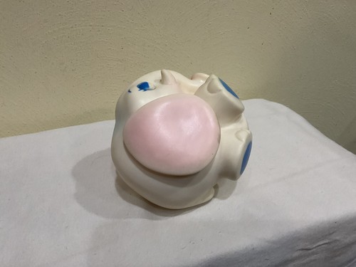 VINTAGE SANI TOY INFANT ELEPHANT SQUEAK TOY, 5 X 5 IN., GREAT WORKING SQUEAKER! - Picture 6 of 10