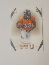 2013 Panini Prominence Montee Ball RC DENVER BRONCOS In Toploader