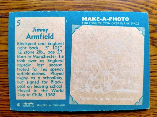 A&BC Footballers Make-A-Photo 1963 Wählen Sie Ihre Karten - Bild 11 von 270