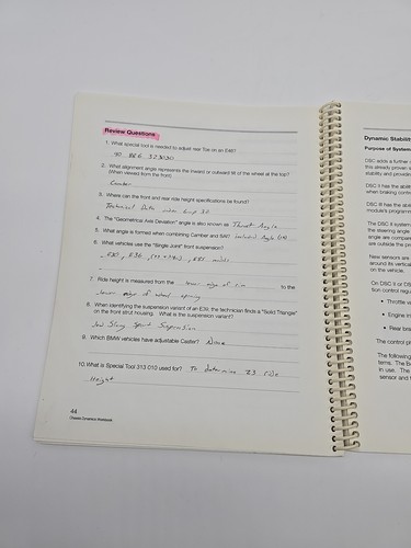BMW ST056 Technical Training Manual - Chassis Dynamics - Picture 3 of 7