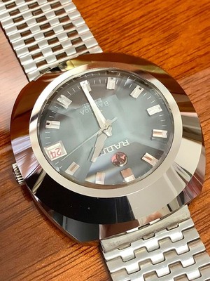 RADO Balboa Excel 38mm Gray Dial Automatic Vintage Watch Excellent JP